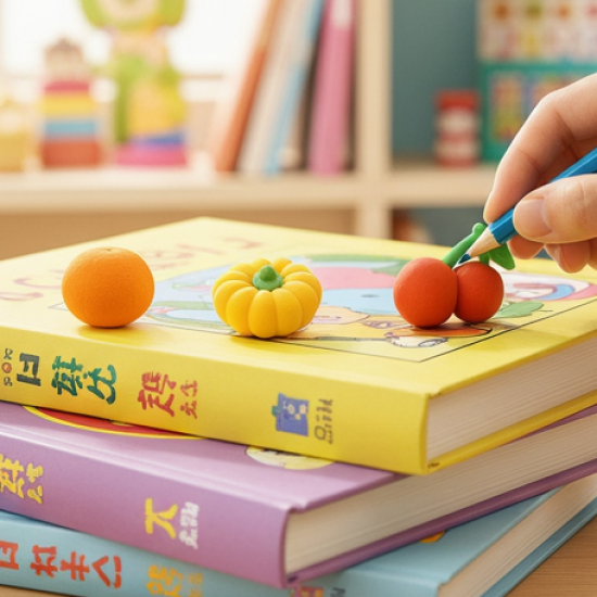 3D Mix Design Fancy & Stylish Colorful Erasers – Cute Novelty Eraser Set for Kids & School Prize (1 Set)