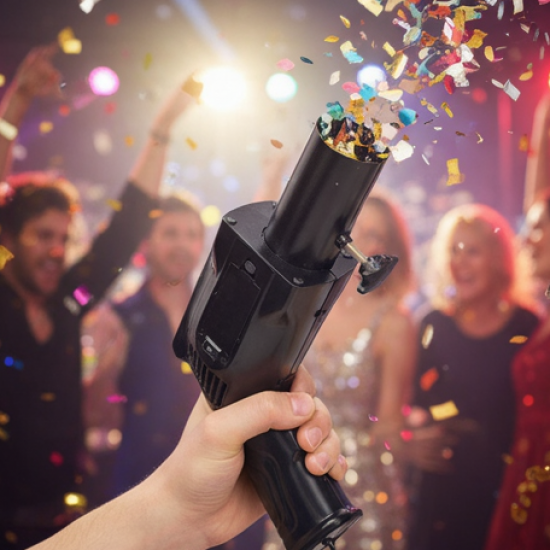 Handheld Metal Gun for Fun Party Celebrations