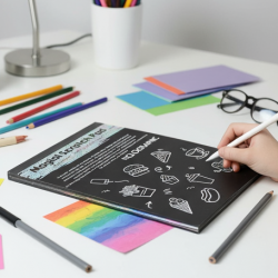 Magical Scratch Art Book For Gifts Girls & Boys (40 Sheet)