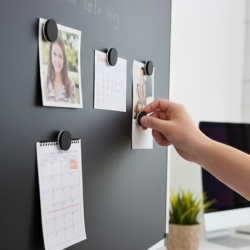 Magnets with Adhesive Backing Magnetic Tape Magnet Strips (18 Pcs Set)