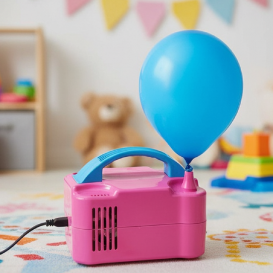 Portable Dual Nozzle Electric Balloon Blower Pump Inflator