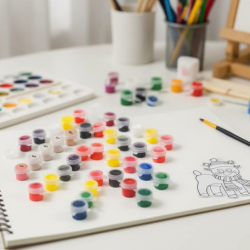 Acrylic Paint Color Kits 1 Set, Multi Color (1 Set)