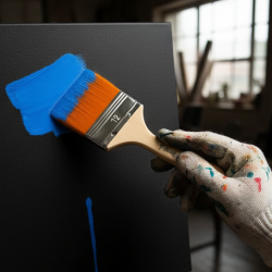 Artistic Flat Painting Brush - Set of 12