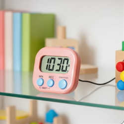 Digital Kitchen Timer Clear Big Digits 0-99 Min for Cooking Office Clock