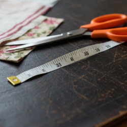 Tailor Scissors And Measuring Tape High Quality Scissor With Flexible Measuring Tape For Tailor & Home Use Scissor